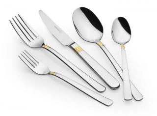 Korkmaz A2410 Lina Gold 84 Parça Çatal Kaşık Bıçak Takımı