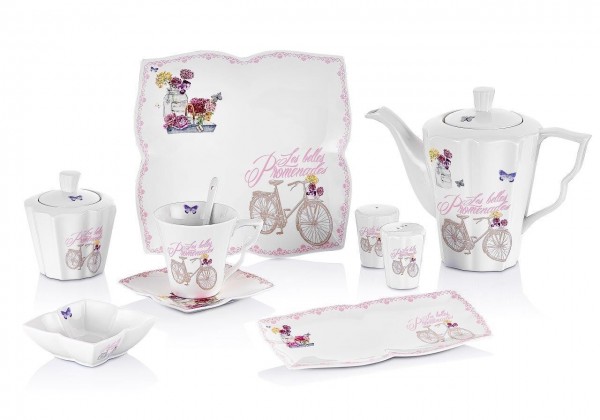 Neva Romantic Rose 36 Parça Kahvaltı Takımı