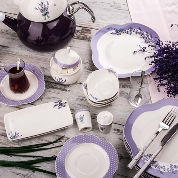 Aryıldız By Orient Lavander 31 Parça Kahvaltı Takımı