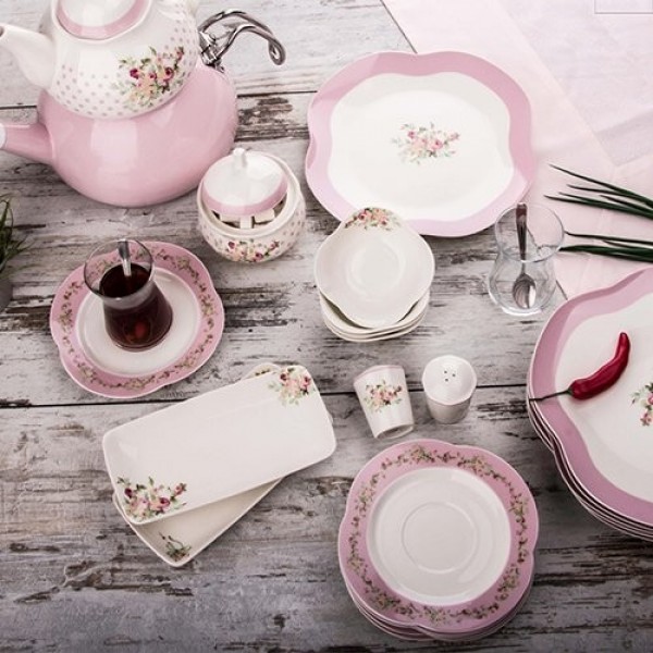 Aryıldız Flower 31 Parça Kahvaltı Takımı