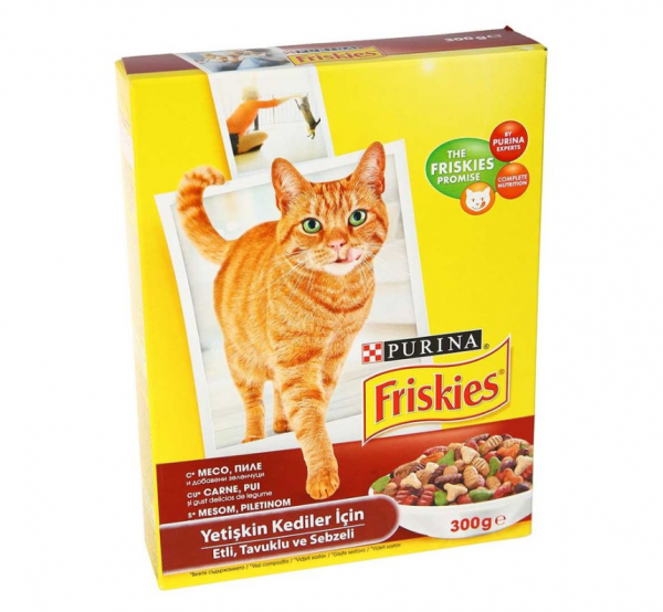 Friskies Adult Et Tavuk ve Sebzeli 300 gr Kedi Maması