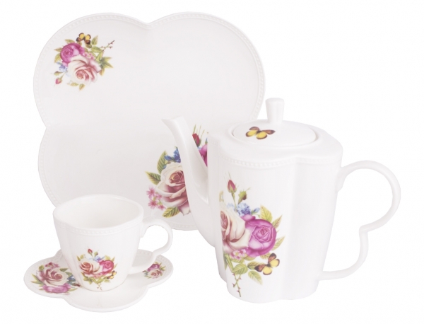 Taç Spring 1052 Paisley 41 Parça Kahvaltı Takımı