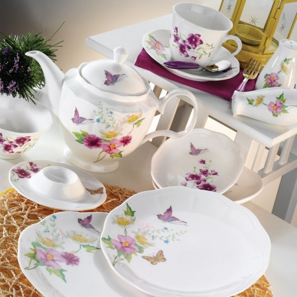 Kütahya Porselen Bone China 55104 44 Parça Kahvaltı Takımı