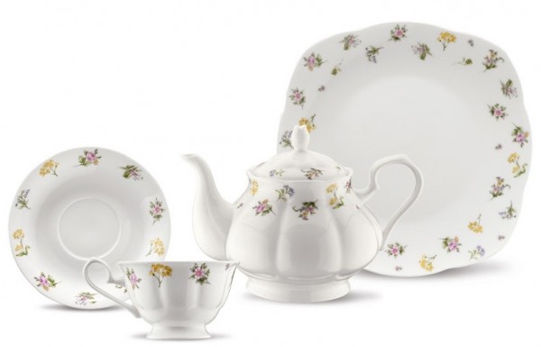 Kütahya Porselen Bone China 50107 44 Parça Kahvaltı Takımı