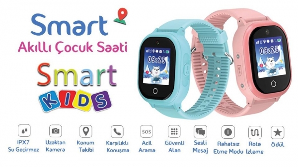 Tsmart Akıllı Çocuk Saati Suya Dayanıklı Kamera ve GPS Fonksiyonlu Akıllı Çocuk Saati