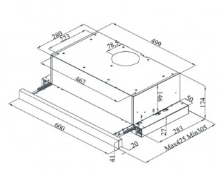 Vinola CPW100 601 Aspiratör