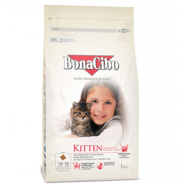 Bonacibo BonaCibo Kitten Tavuklu 5 kg Kedi Maması