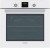 Franke Glass Linear GN 86 M NT WH Ankastre Fırın