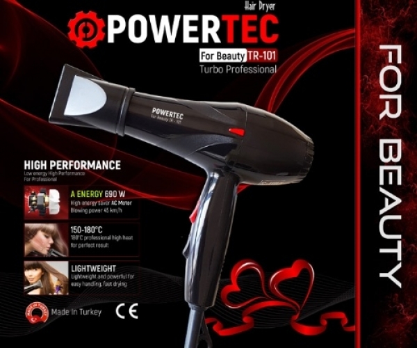 Powertec TR 101 Saç Kurutma Makinesi