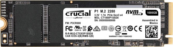 Crucial P1 SSD (1 TB)