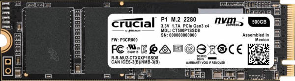 Crucial P1 SSD (500 GB)