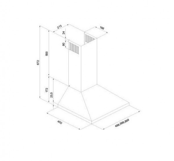 Silverline 2120 Rustik Davlumbaz