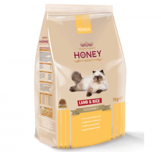 Honey Premium Gurme Adult Kuzu Etli ve Pirinçli 1 kg Kedi Maması