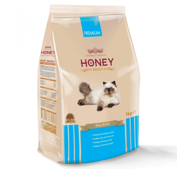 Honey Premium Adult Somonlu 1 kg Kedi Maması