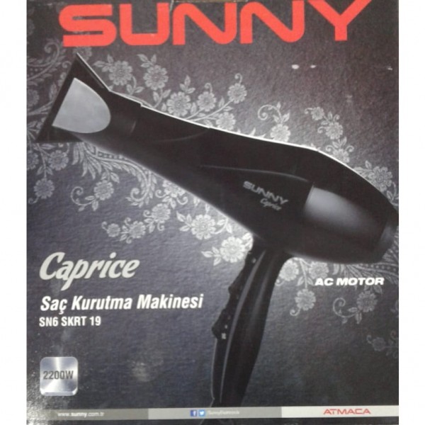 Sunny Caprice SN6 SKRT Saç Kurutma Makinesi