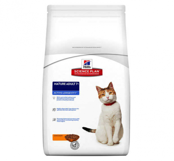 Hill's Science Plan Mature Tavuklu 5 kg Kedi Maması