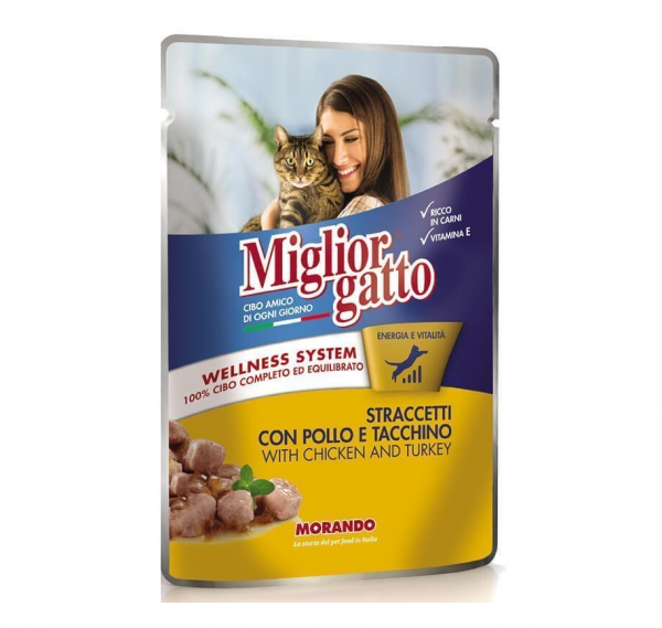 Miglior Gatto Tavuklu ve Hindili 100 gr Kedi Maması