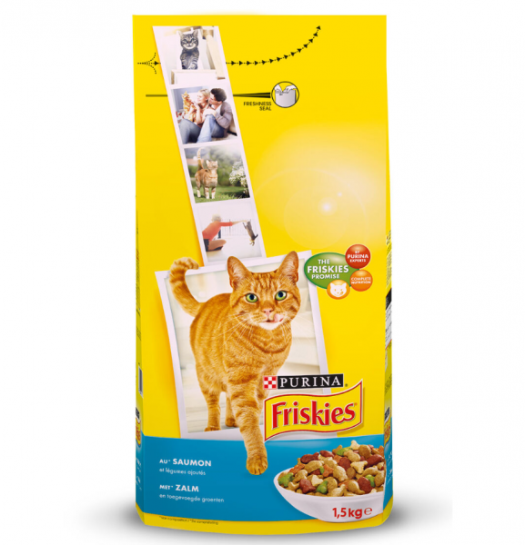 Friskies Adult Somonlu ve Sebzeli 1.5 kg Kedi Maması