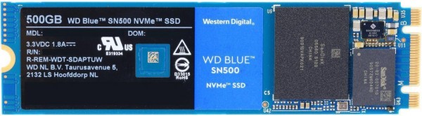 WD Blue SN500 NVMe SSD (500 GB)