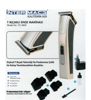 Inter MAC3 TC-3600 Çok Amaçlı Tıraş Makinesi