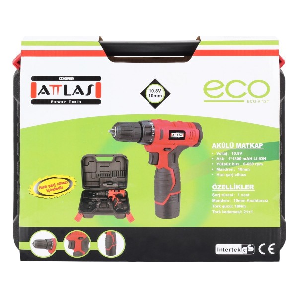 Attlas ECO V 12T Akülü Matkap