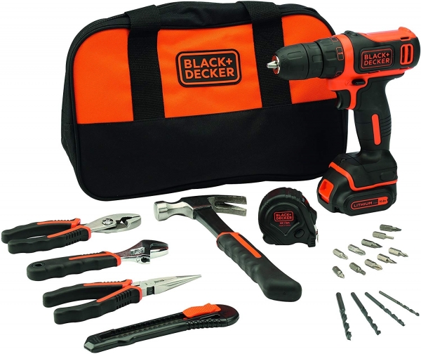 Black+Decker BDCDD12HTSA Akülü Matkap
