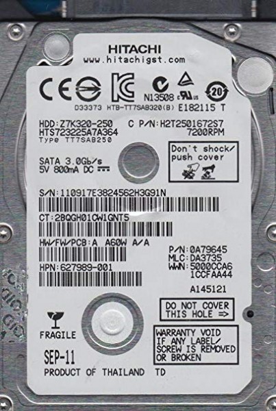 Hitachi Travelstar Z7K320 HDD