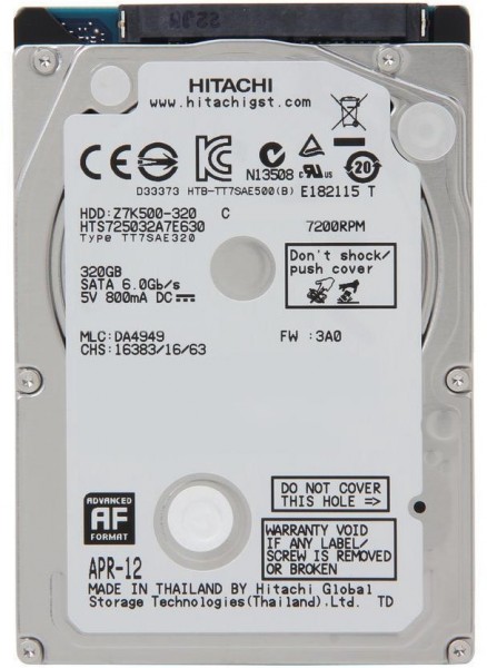 Hitachi Travelstar HDD