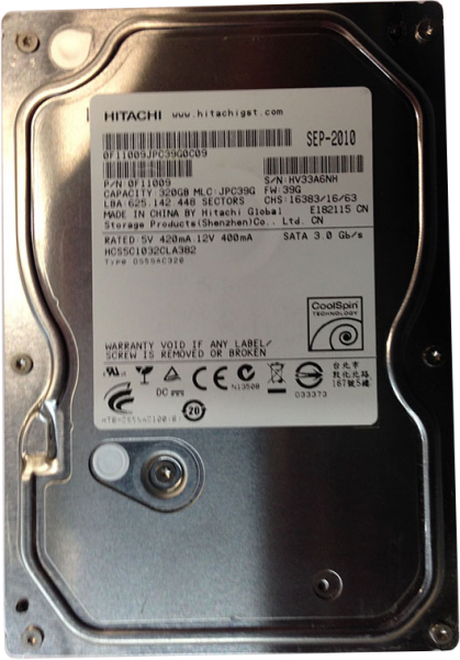 Hitachi Cinemastar 5K1000 HDD