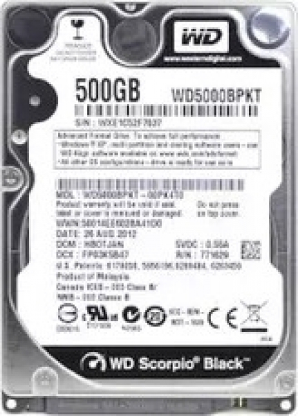 WD Scorpio Black HDD