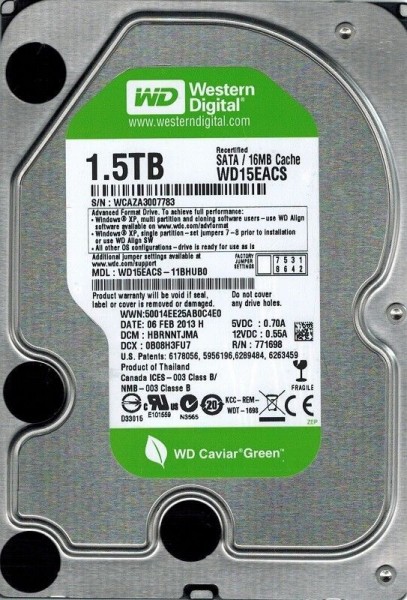 WD Caviar Green HDD