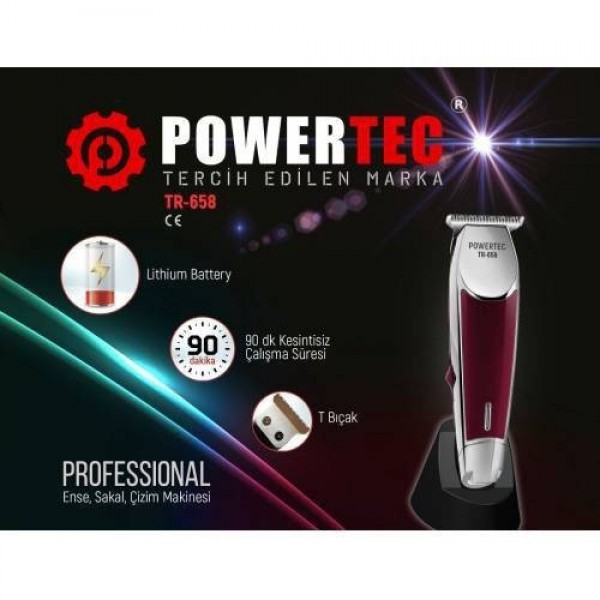 Powertec TR-658 Saç Kesme Makinesi
