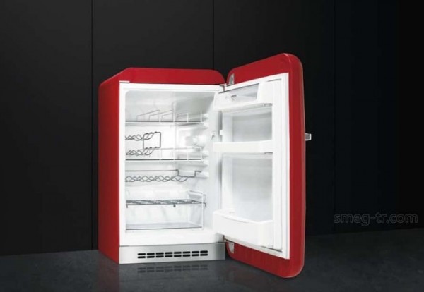 Smeg FAB10HRR FAB10HLR Buzdolabı (Kırmızı)