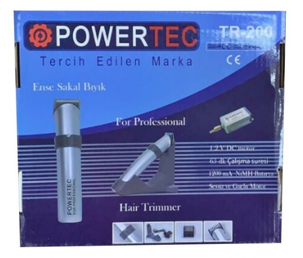 Powertec TR-200 Çok Amaçlı Tıraş Makinesi