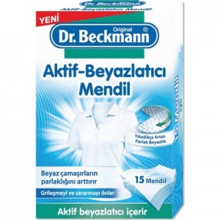 Dr. Beckmann Aktif Beyazlatıcı Mendil 15 Adet