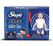 Sleepy Jeans Külot Bez 4 Beden 30 Adet resim