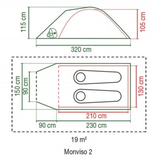 Coleman Monviso 2 Kamp Çadırı