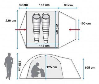 Evolite Excamp 2 Pro Kamp Çadırı