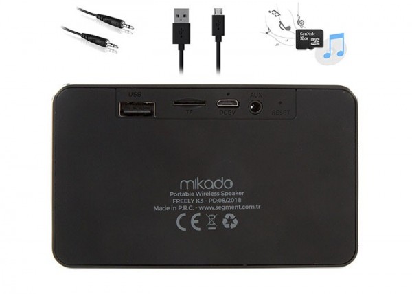Mikado Freely K3 Bluetooth Hoparlör