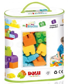Dolu 5019 Büyük Bloklar Torbada 60 Parça