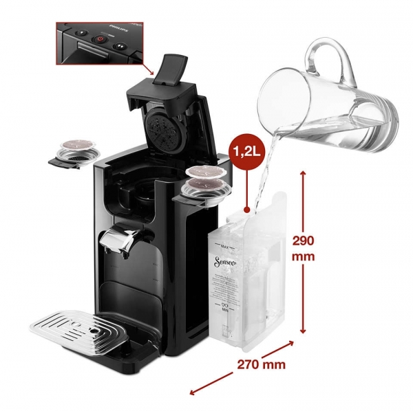 Philips Senseo Quadrante HD7863/60 Kahve Makinesi