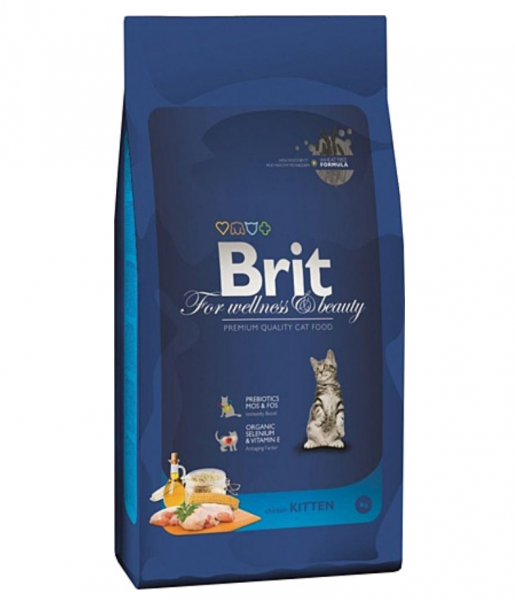 Brit Premium Cat Yavru Tavuklu 8 kg Kedi Maması