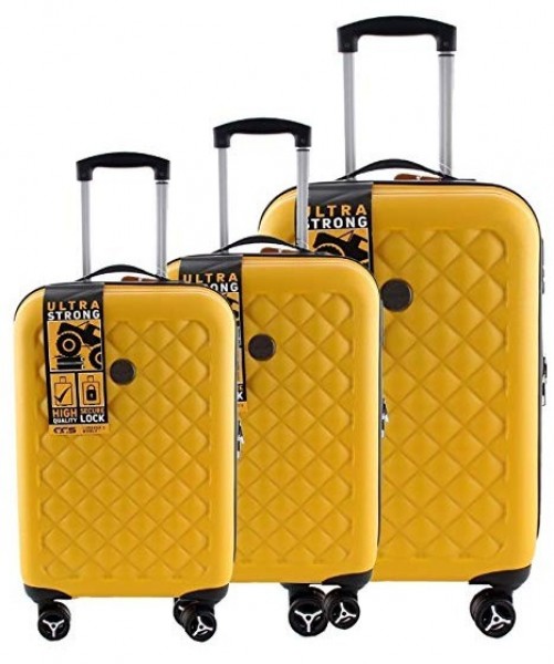 ÇÇS 5165 Abs 3'lü Valiz Seti