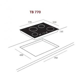 Teka TB 770 Ankastre Elektrikli Ocak