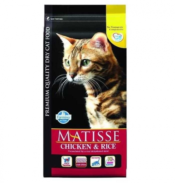 Matisse Adult Tavuklu ve Pirinçli 10 kg Kedi Maması