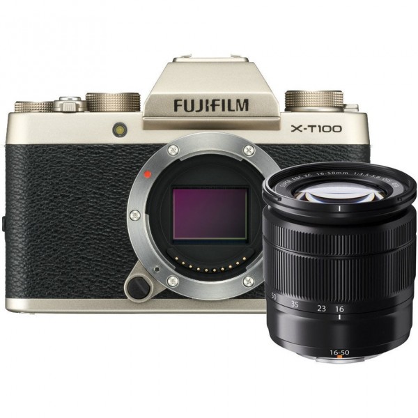 Fujifilm X-T100 16-50mm Aynasız Fotoğraf Makinesi (16-50 mm)