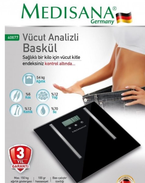 Medisana 40677 Dijital Banyo Tartısı