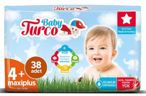 Baby Turco 4+ Beden Bebek Bezi