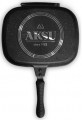 Aksu Extra Granit Çift Taraflı Tava 34 cm Tencere ve Tava