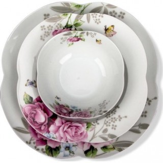 Aryıldız Orient Rose Garden 24 Parça Yemek Takımı
